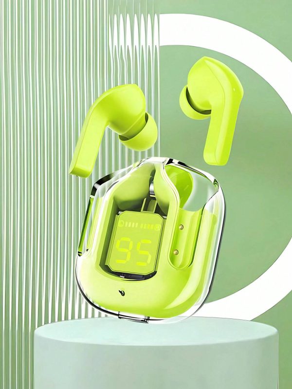Earbuds Air 31 Airpods Wireless Earbuds With Crystal Transparent Case.