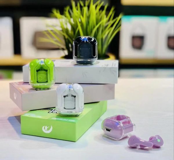 Earbuds Air 31 Airpods Wireless Earbuds With Crystal Transparent Case.