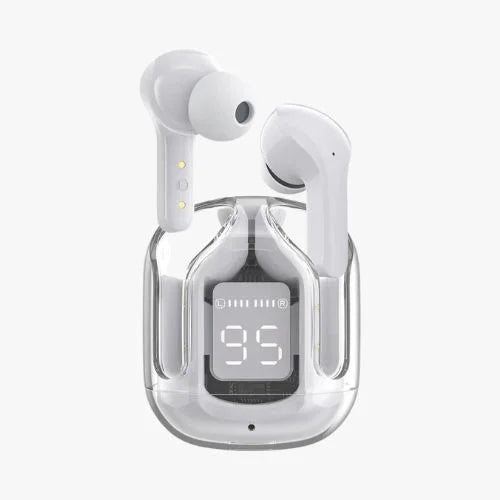 Earbuds Air 31 Airpods Wireless Earbuds With Crystal Transparent Case.