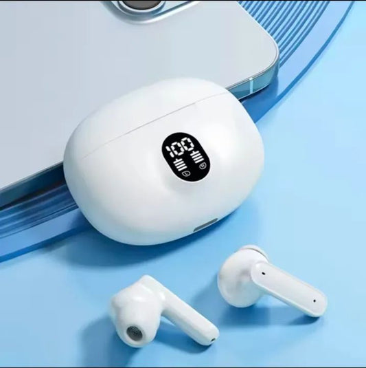 TWS Wireless Earbuds with LED Display ENC Noise Cancellation.